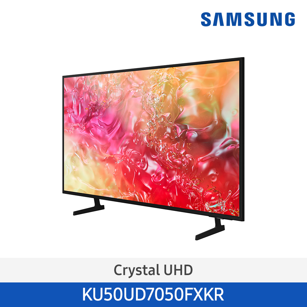 삼성 Crystal UHD 4K Smart TV 125cm KU50UD7050FXKR
