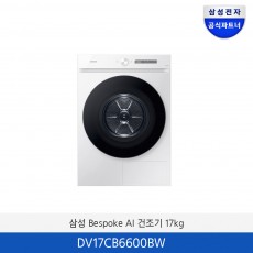 삼성 BESPOKE 그랑데 AI 건조기 (17kg) DV17CB6600BW
