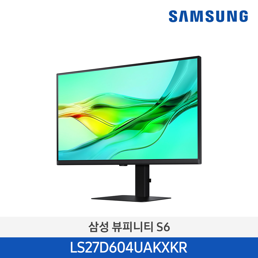 삼성 고해상도 뷰피니티 S6 27형 모니터 LS27D604UAKXKR