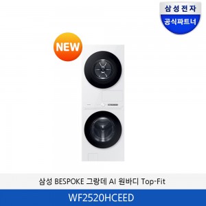 삼성 BESPOKE 그랑데 AI 원바디 Top-Fit WF2520HCEED