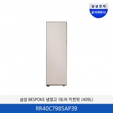 삼성 BESPOKE 냉장고 1도어 키친핏 (409L) RR40C7985AP39
